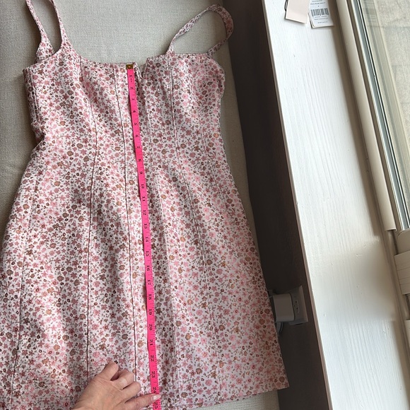 CINQ A SEPT Yazlyn Floral Dress In Pale Rose Multi 💕 - Picture 9 of 11